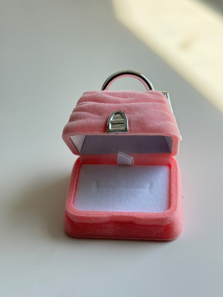 Velvet Handbag Jewelry Box